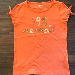 Girls Orange shirt